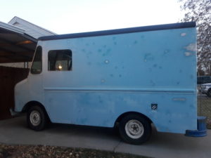 New Mobile Bike Shop Repair Van restoration in progress